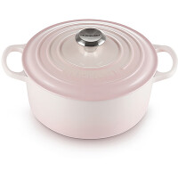 Le Creuset Bräter rund Signature 20cm Shell Pink