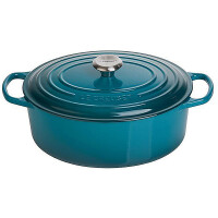 Le Creuset Bräter Signature oval 31 cm Deep Teal