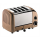 Dualit Classic Toaster 4-Schlitz New Gen, Aluminium poliert, kupfer 47390