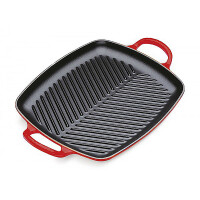 Le Creuset Rechteckige Grillplatte Signature 30 cm Kirschrot