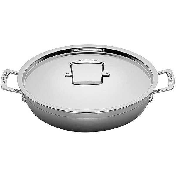 Le Creuset 3-ply Profipfanne mit Deckel antihaft 30 cm