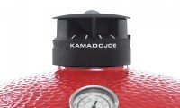 Kamado Joe Classic II Keramikgrill 18 Zoll mit gusseisernem Rollwagen und Feststellmechanismus