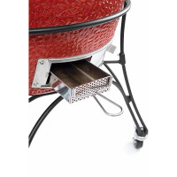 Kamado Joe Classic II Keramikgrill 18 Zoll mit gusseisernem Rollwagen und Feststellmechanismus