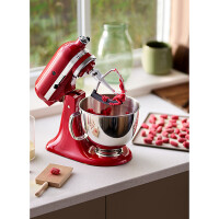 KitchenAid Artisan 5KSM175PSEER K&uuml;chenmaschine 4,8L in Empire Rot mit Zubeh&ouml;r