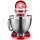 KitchenAid 5KSM185PSEER K&uuml;chenmaschine 4,8L in Empire Rot &ndash; Zubeh&ouml;r inklusive - Produktabbildung zur genauen Darstellung des Artikels.