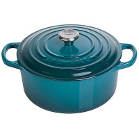 Le Creuset BRÄTER RUND SIGNATURE 24 CM DEEP TEAL