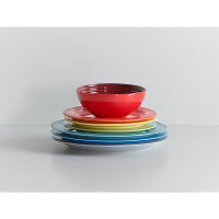 Le Creuset Frühstücksteller 22 cm Kirschrot