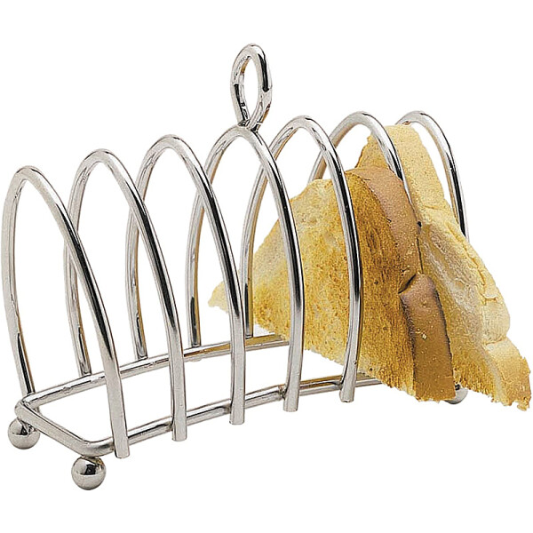 Kitchen Craft KCTOAST Toastst&auml;nder verchromt f&uuml;r 6 Scheiben,Silber