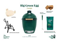 Big Green Egg Large EGG Starter Paket (6-teilig) Kamado...