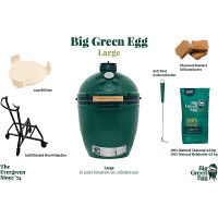 Big Green Egg Large EGG Starter Paket (6-teilig) Kamado...