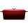 Woll Iron Br&auml;ter 34x26cm Gusseisen mit Silikongriffschutz 7,5l Farbe: Chili Red