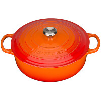 Le Creuset Gourmet-Bräter Signature 24cm Ofenrot