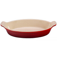 Le Creuset Auflaufform Tradition oval 28 cm Kirschrot