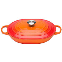 Le Creuset Oblong Signature 31 cm ofenrot