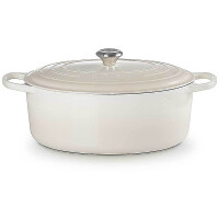 Le Creuset Bräter Signature oval 31 cm Meringue