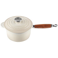 Le Creuset Profitopf mit Holzgriff 18 cm Meringue