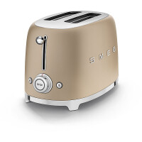 SMEG TSF01CHMEU Toaster Farbe: Champagne Matt