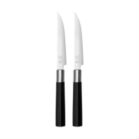 Kai Messer Set 2-teilig Wasabi Black Steakmesser-Set...