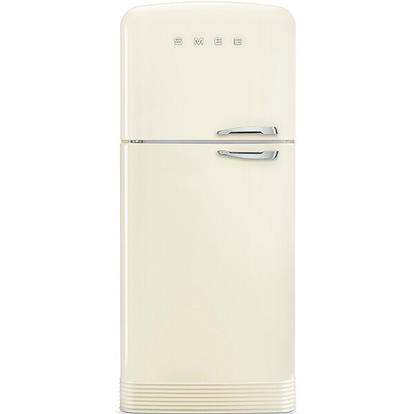 SMEG FAB50LCR5 Retro Design Standk&uuml;hl- und Gefrierkombination Linksanschlag Creme