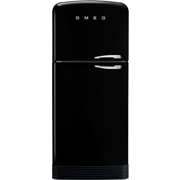 SMEG FAB50LBL5 Retro Design Standk&uuml;hl- und Gefrierkombination Linksanschlag Schwarz