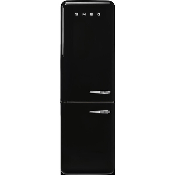 SMEG FAB32LBL5 Retro Design Standk&uuml;hl- und Gefrierkombination Linksanschlag Schwarz