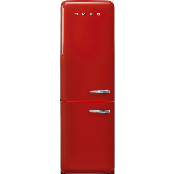 SMEG FAB32LRD5 Retro Design Standk&uuml;hl- und Gefrierkombination Linksanschlag Rot