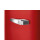 SMEG FAB28LRD5 Retro Design Standk&uuml;hlschrank mit Gefrierfach Linksanschlag Rot