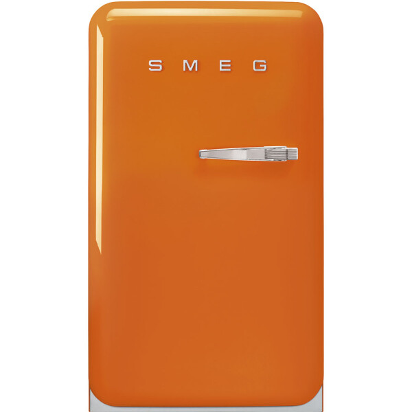 SMEG FAB10LOR5 Retro Design K&uuml;hlschrank Linksanschlag Orange