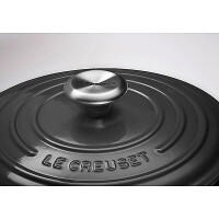 Le Creuset Gourmet-Bräter Signature 24 cm Schwarz