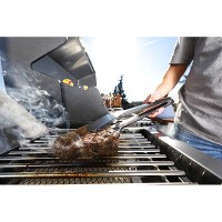 Broil King Baron S590 IR Edelstahl Gasgrill incl. Rotisserie-Set und Infrarot-Seitenbrenner Modell 2023