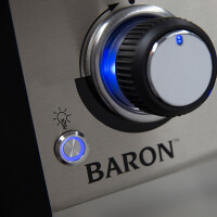 Broil King Baron S590 IR Edelstahl Gasgrill incl. Rotisserie-Set und Infrarot-Seitenbrenner Modell 2023