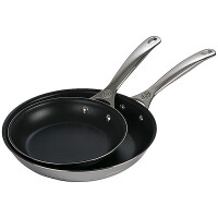 Le Creuset 3-ply PLUS Pfannenset Antihaft 2-tlg. 20cm + 26 cm