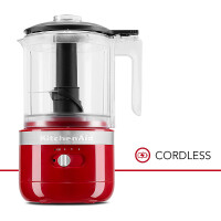 Kitchenaid 5KFCB519EER Cordless Zerkleinerer 1,2 L Farbe Empire Rot - Produktabbildung zur genauen Darstellung des Artikels.