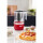 Kitchenaid 5KFCB519EER Cordless Zerkleinerer 1,2 L Farbe Empire Rot - Produktabbildung zur genauen Darstellung des Artikels.