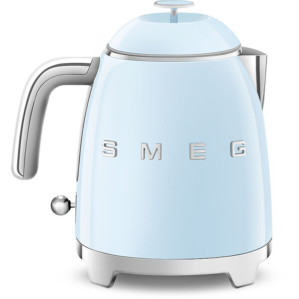 Smeg KLF05PBEU 50S RETRO STYLE, 0,8 I - WASSERKOCHER, PASTELLBLAU, 1400 W