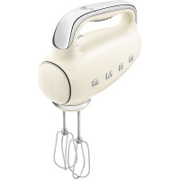 Smeg HMF01CREU 50S RETRO STYLE HANDMIXER, 250 WATT CREME