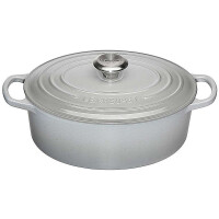 Le Creuset Bräter Signature oval 29cm Perlgrau