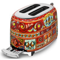 SMEG TSF01DGEU Toaster f&uuml;r 2 Scheiben im Dolce &amp; Gabbana Design