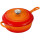 Le Creuset Cassadou Signature rund 26 cm Ofenrot