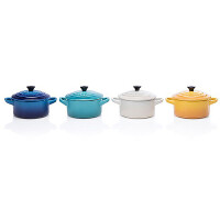 Le Creuset Mini-Cocotte 4er-Set, Riviera