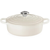 Le Creuset Gourmet-Bräter Signature 24 cm Meringue