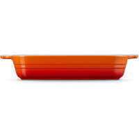 Le Creuset Auflaufform quadratisch 23 cm Ofenrot