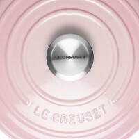 Le Creuset Br&auml;ter Signature rund 24 cm Shell Pink