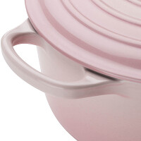 Le Creuset Br&auml;ter Signature rund 24 cm Shell Pink