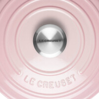 Le Creuset Br&auml;ter Signature rund 24 cm Shell Pink