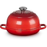 Le Creuset Brot Bräter 24 cm Kirschrot