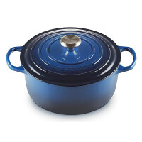 Le Creuset Bräter Signature rund 22 cm Lapis