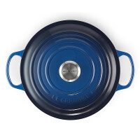 Le Creuset Bräter Signature rund 22 cm Lapis