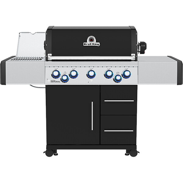 Broil King IMPERIAL 590 IR Schwarz Gasgrill mit Infrarot-Seitenbrenner