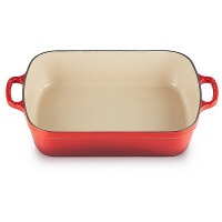 Le Creuset Bratreine Signature 33 cm Kirschrot